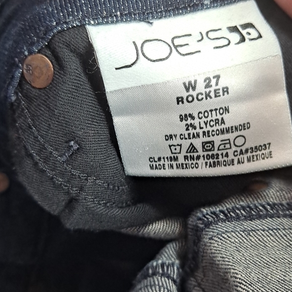 Like New! JOE'S Rocker Denim Sz 27 - Picture 8 of 8